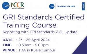 GRI Standards Certified Training - Reporting with GRI Standards 2021 Update, 23 - 25 April 2024